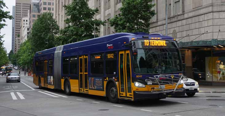 King County Metro New Flyer XDE60 8042